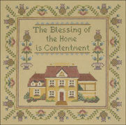 Needlepoint Blessings / Contentment 8" x 8" 18m $ 190 Canvas