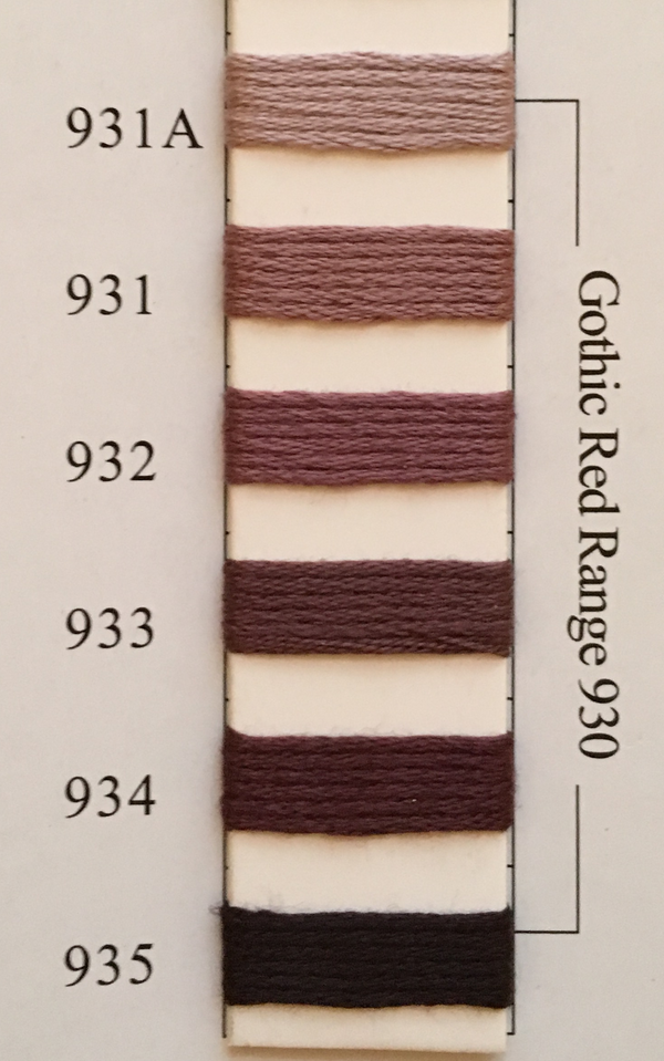 Needlepoint Inc Silk Thread Gothic Red Range 930