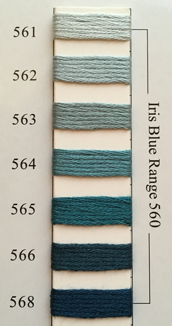 Needlepoint Inc Silk Thread Iris Blue Range 560