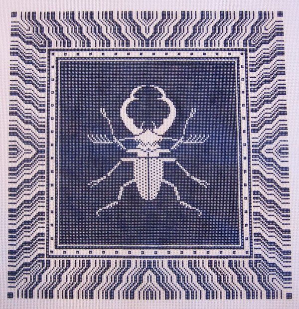 Needlepoint Beetle Canvas