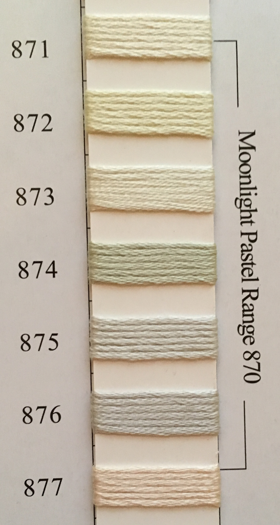 Needlepoint Inc Silk Thread Moonlight Pastel Range 870