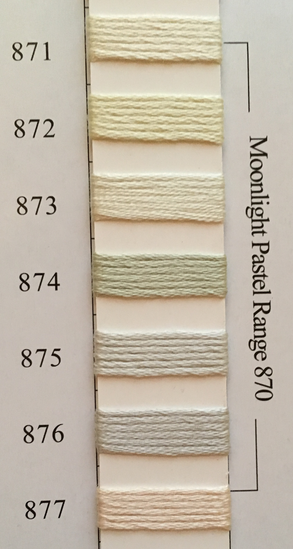 Needlepoint Inc Silk Thread Moonlight Pastel Range 870