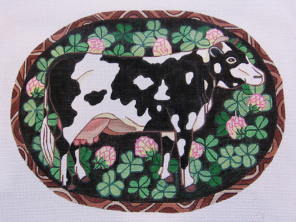 Needlepoint Cow Canvas