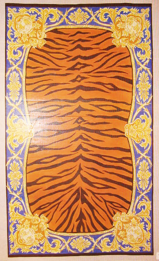 Needlepoint Versace Tiger Skin Canvas