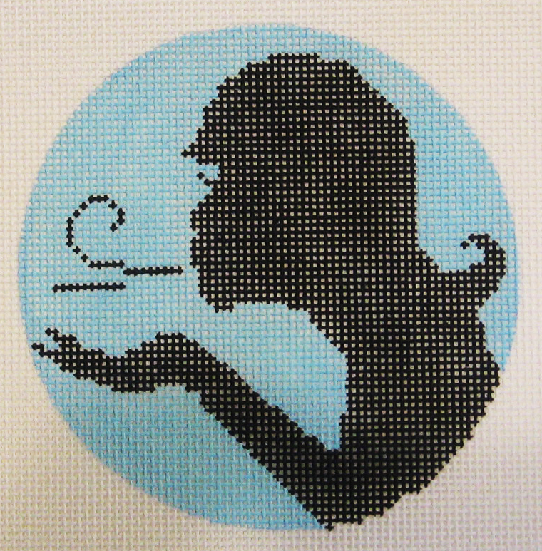 Needlepoint Blowing a Kiss Canvas