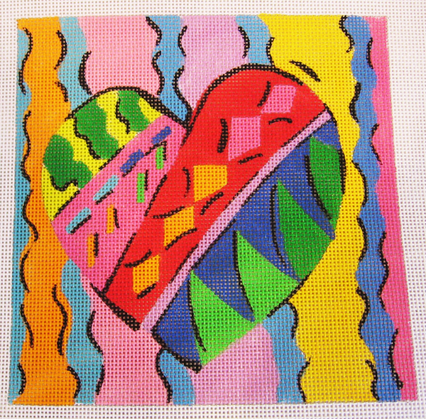 Needlepoint Heart Canvas