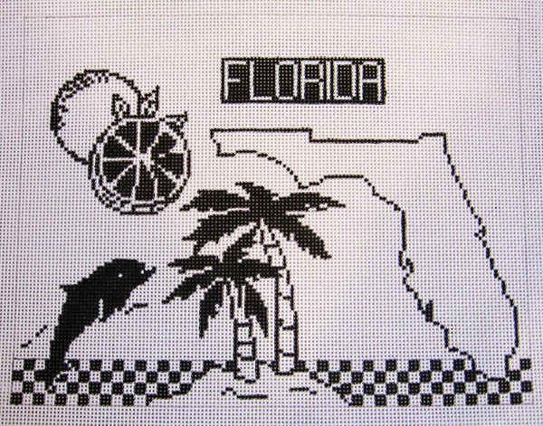 Needlepoint Florida Canvas
