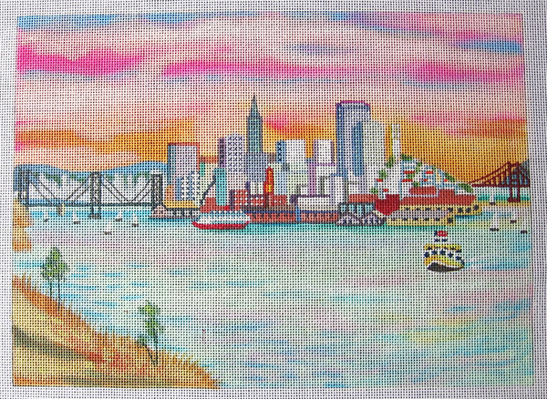 Needlepoint San Francisco Canvas