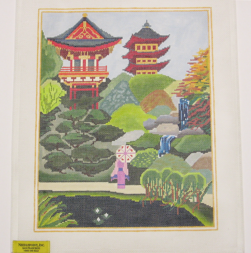 Needlepoint Japanese Garden Canvas