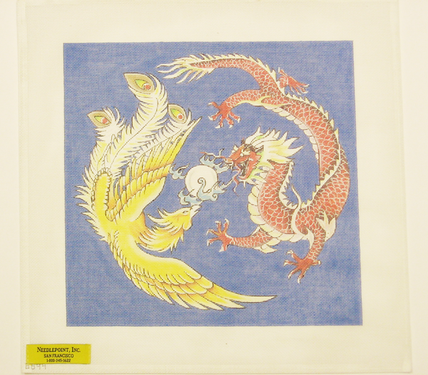 Needlepoint Asian Painting Canvas