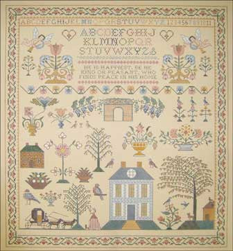 Needlepoint Carriage Sampler Canvas
