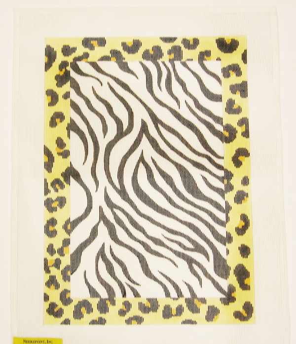Needlepoint Animal Print Canvas