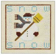 Needlepoint Snow 3Óx3Ó $35_ Canvas