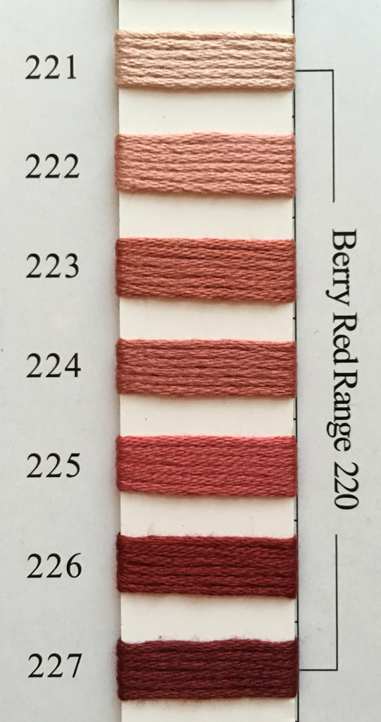 Needlepoint Inc Silk Thread Berry Red Range 220
