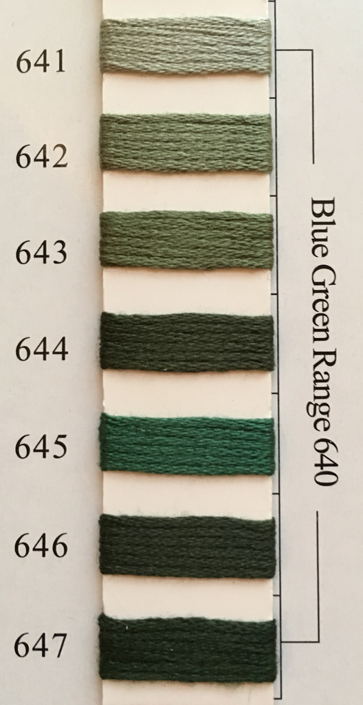 Needlepoint Inc Silk Thread Blue Green Range 640