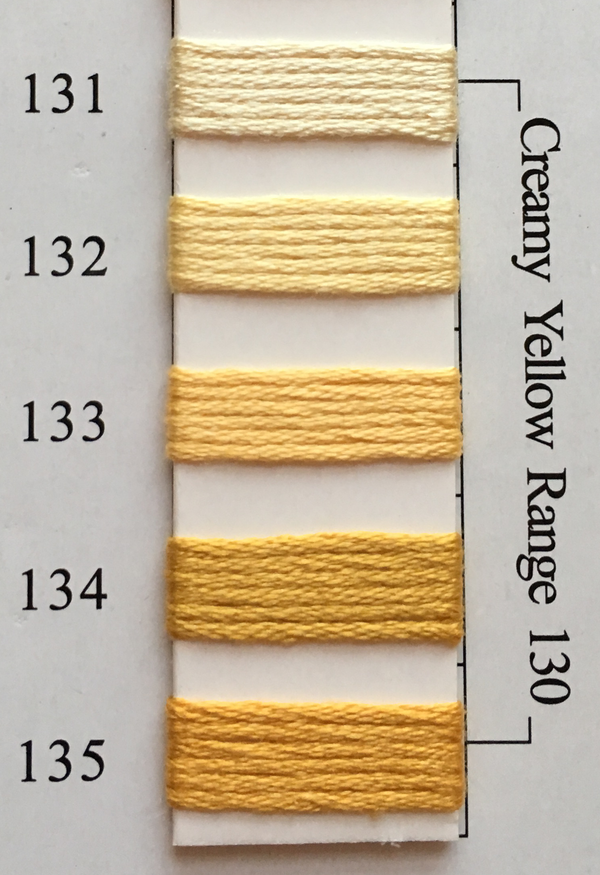 Needlepoint Inc Silk Thread Creamy Yellow Range 130
