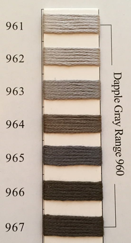 Needlepoint Inc Silk Thread Dapple Grey Range 960