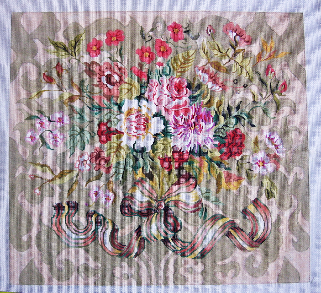 Needlepoint Floral Canvas