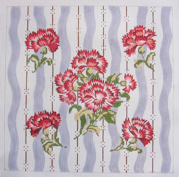 Needlepoint Carnations Canvas