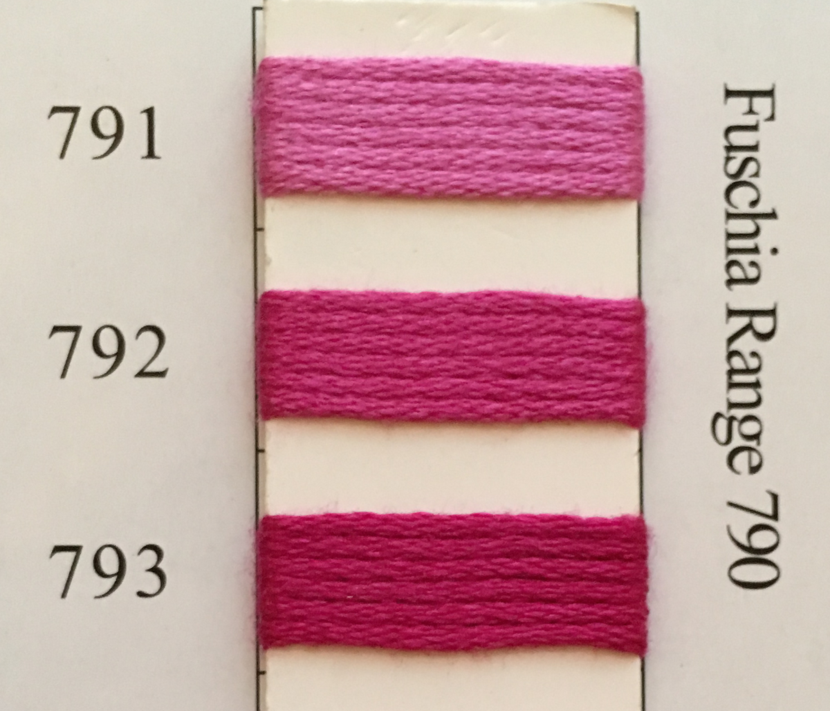 Needlepoint Inc Silk Thread Fuschia Range 790
