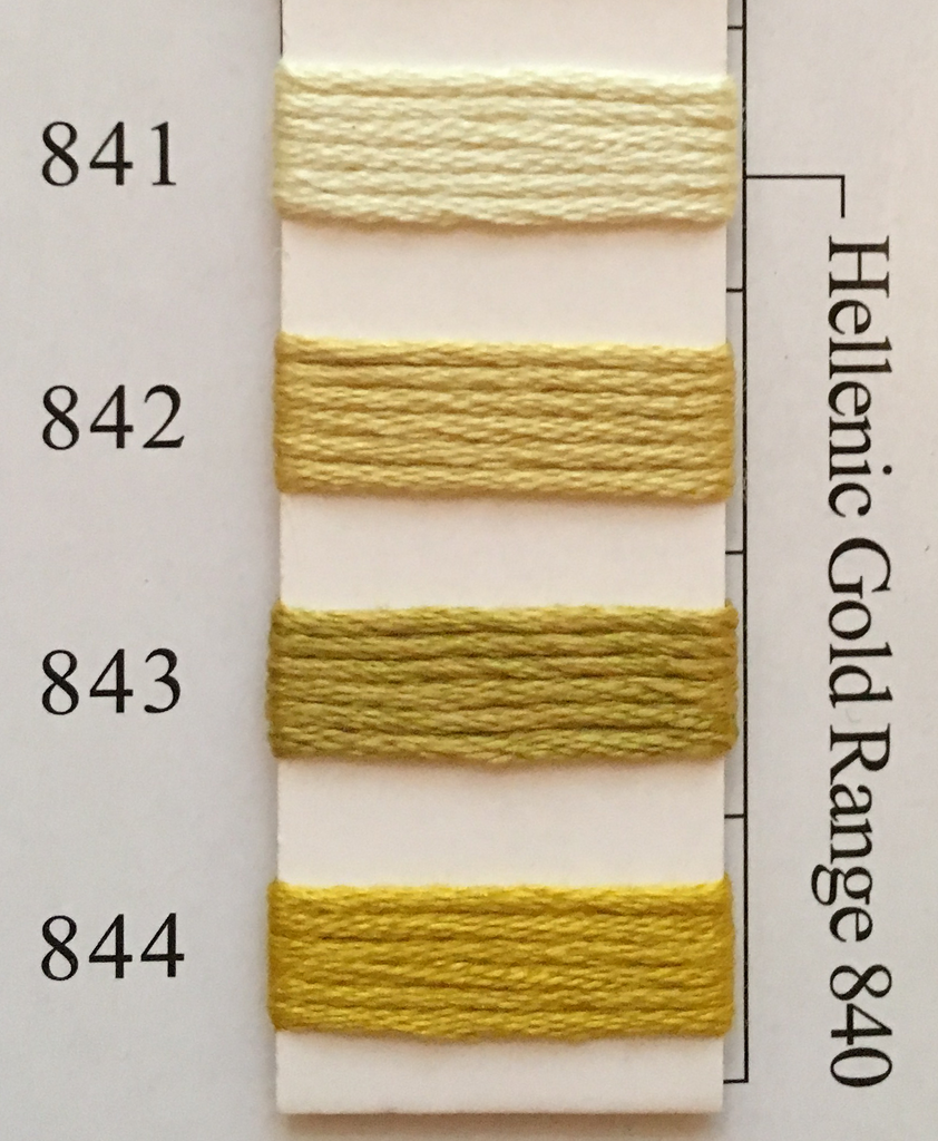 Needlepoint Inc Silk Thread Hellenic Gold Range 840