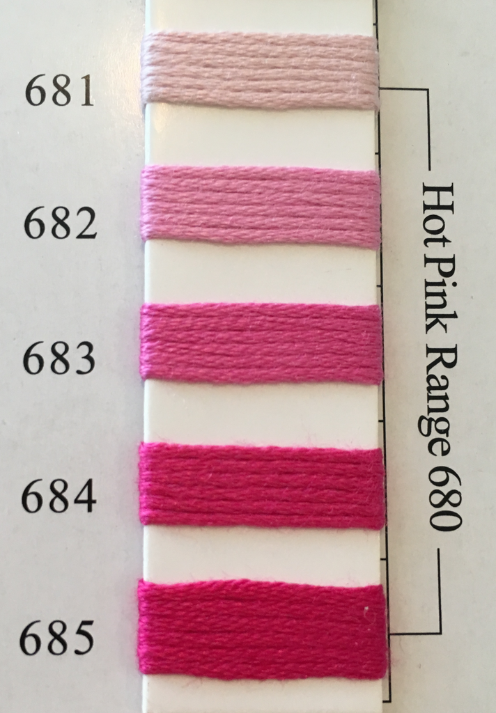 Needlepoint Inc Silk Thread Hot Pink Range 680