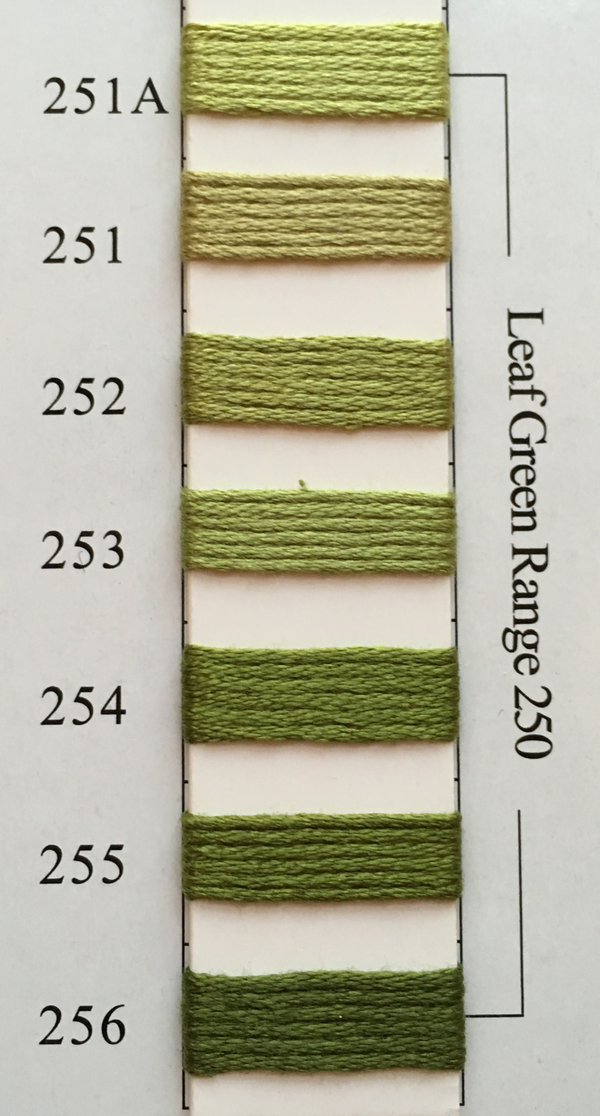 Needlepoint Inc Silk Thread Leaf Green Range 250