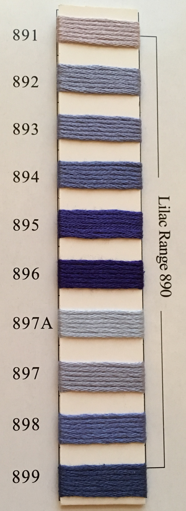 Needlepoint Inc Silk Thread Lilac Range 890