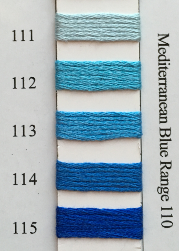 Needlepoint Inc Silk Thread Mediterranean Range 110