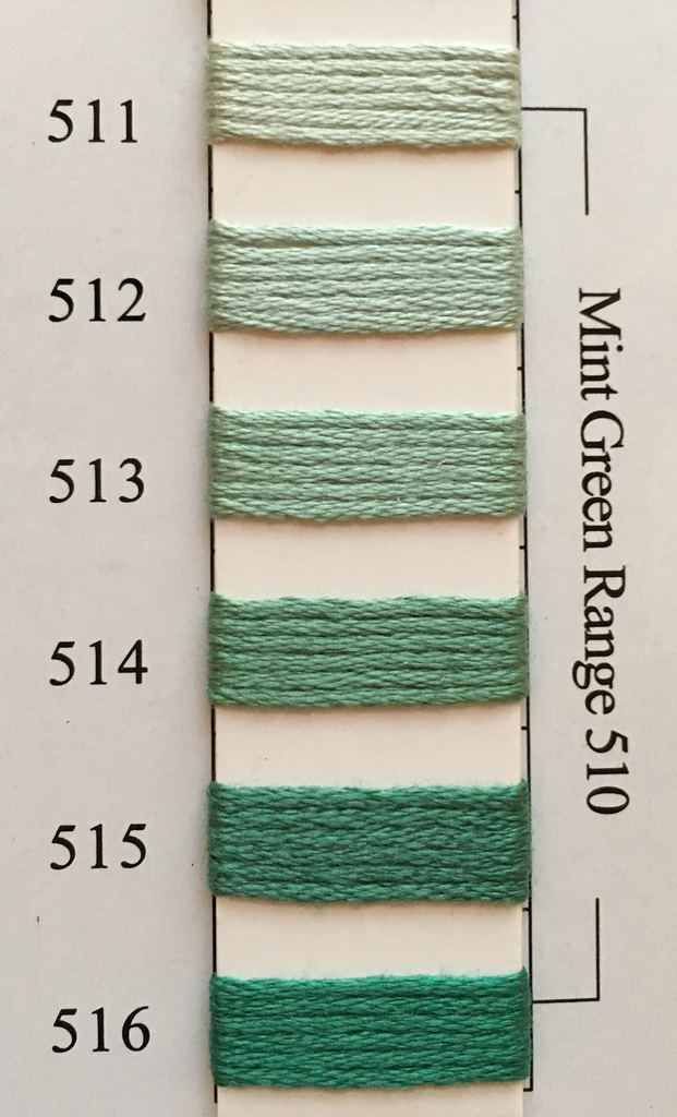 Needlepoint Inc Silk Thread Mint Green Range 510