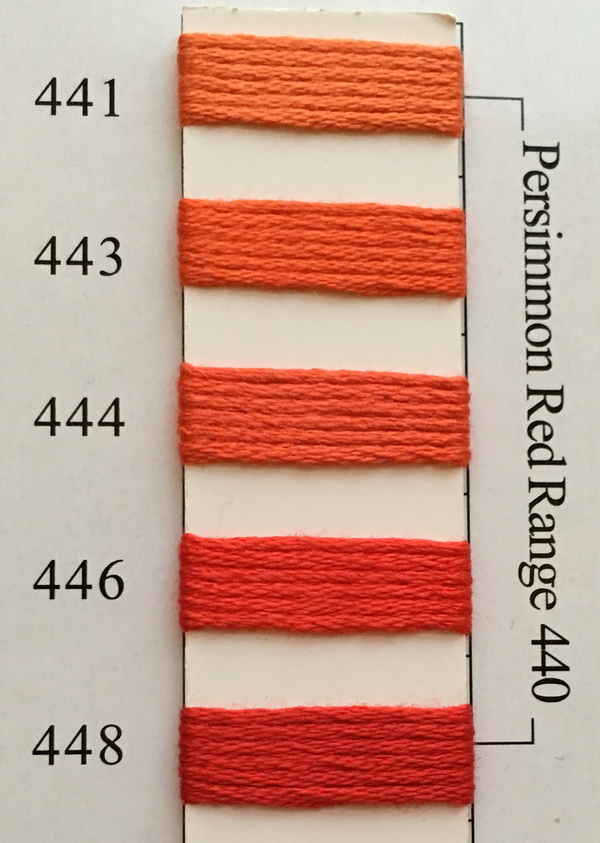 Needlepoint Inc Silk Thread Persimmon Red Range 440