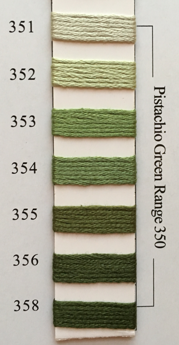 Needlepoint Inc Silk Thread Pistachio Green Range 350