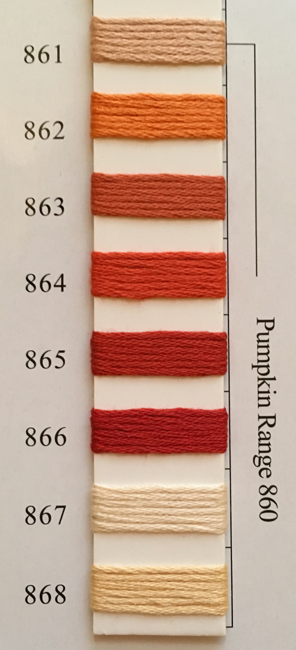 Needlepoint Inc Silk Thread Pumpkin Range 860