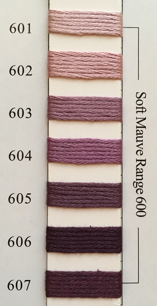 Needlepoint Inc Silk Thread Soft Mauve Range600