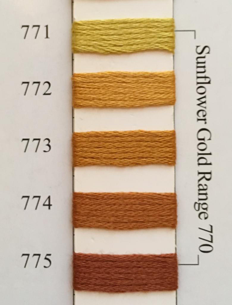 Needlepoint Inc Silk Thread Sunflower Gold Range 770