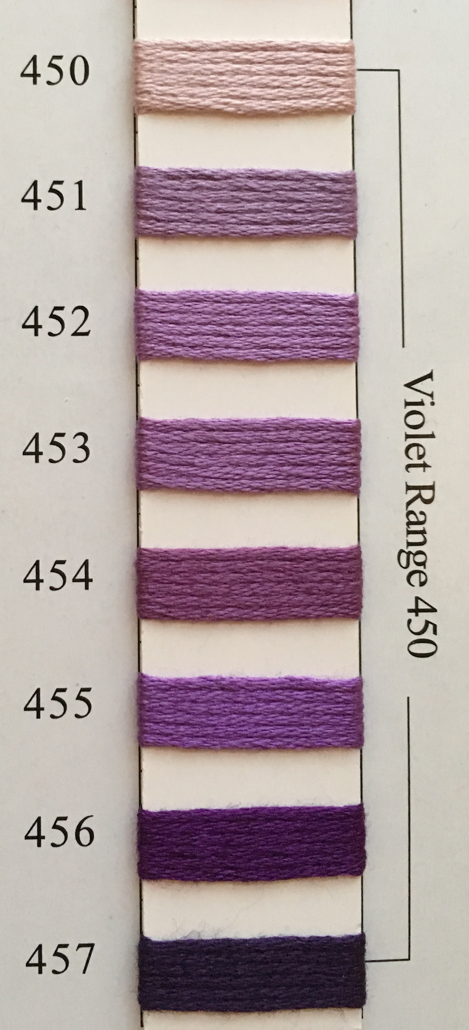 Needlepoint Inc Silk Thread Violet Range 450