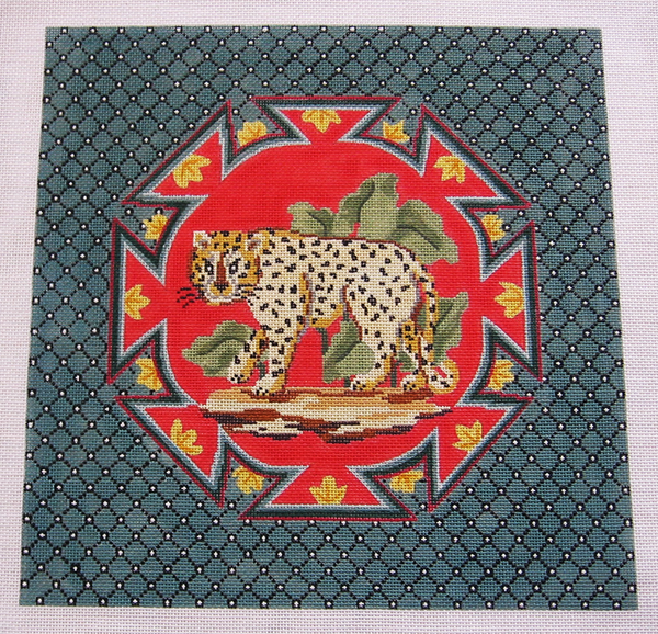 Needlepoint Leopard Canvas