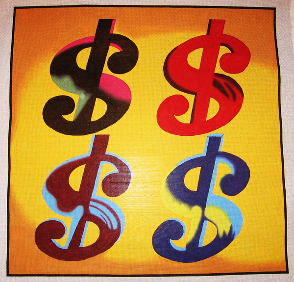 Needlepoint Money Canvas