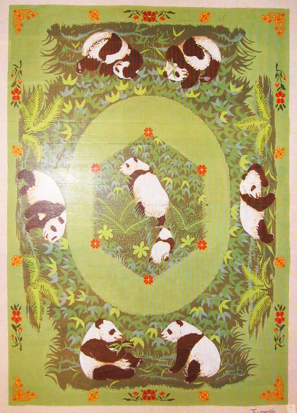 Needlepoint Panda Canvas