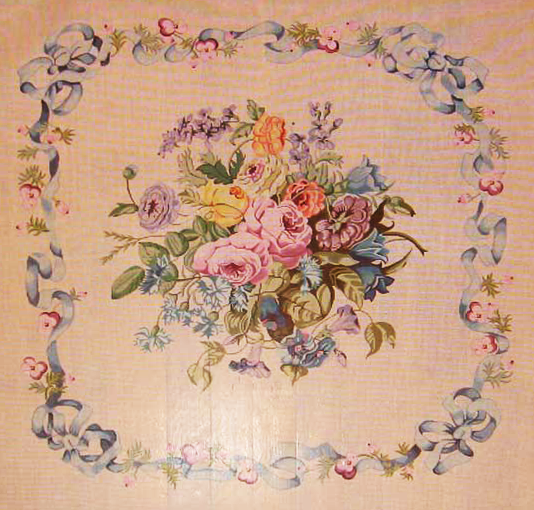 Needlepoint Floral Canvas
