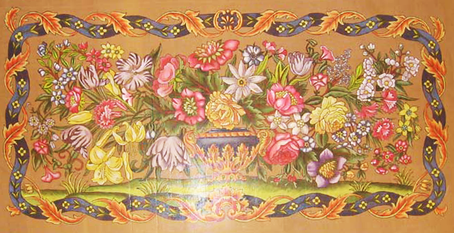 Needlepoint French Floral Canvas