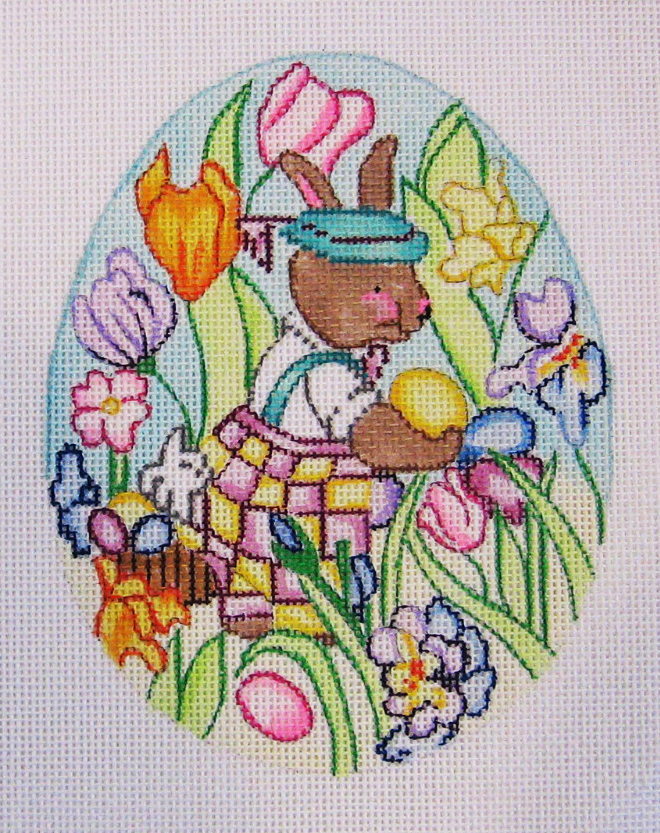 Needlepoint Easter Egg Canvas
