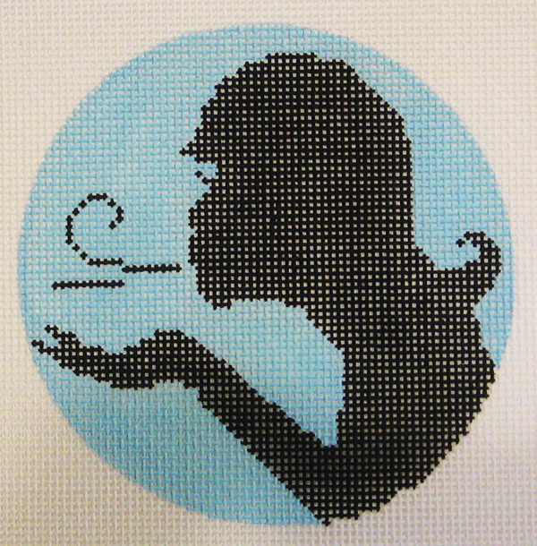 Needlepoint Blowing a Kiss Canvas