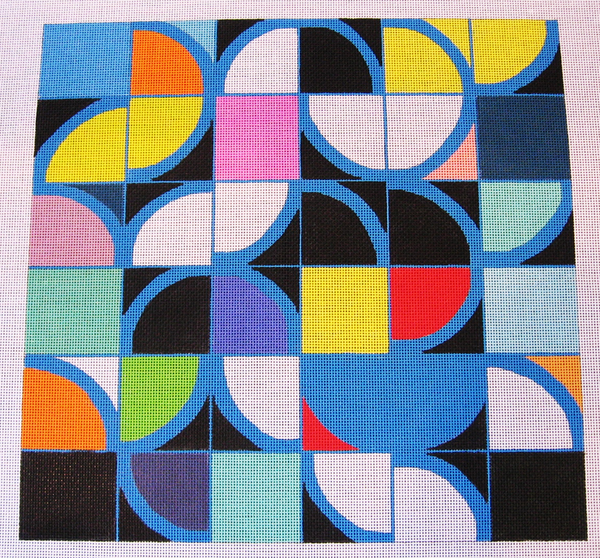 Needlepoint Abstract Canvas