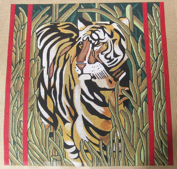 Needlepoint Tiger  Canvas