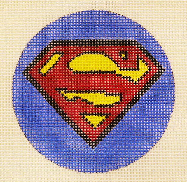 Needlepoint Superman Canvas