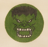 Needlepoint Green Hulk Canvas