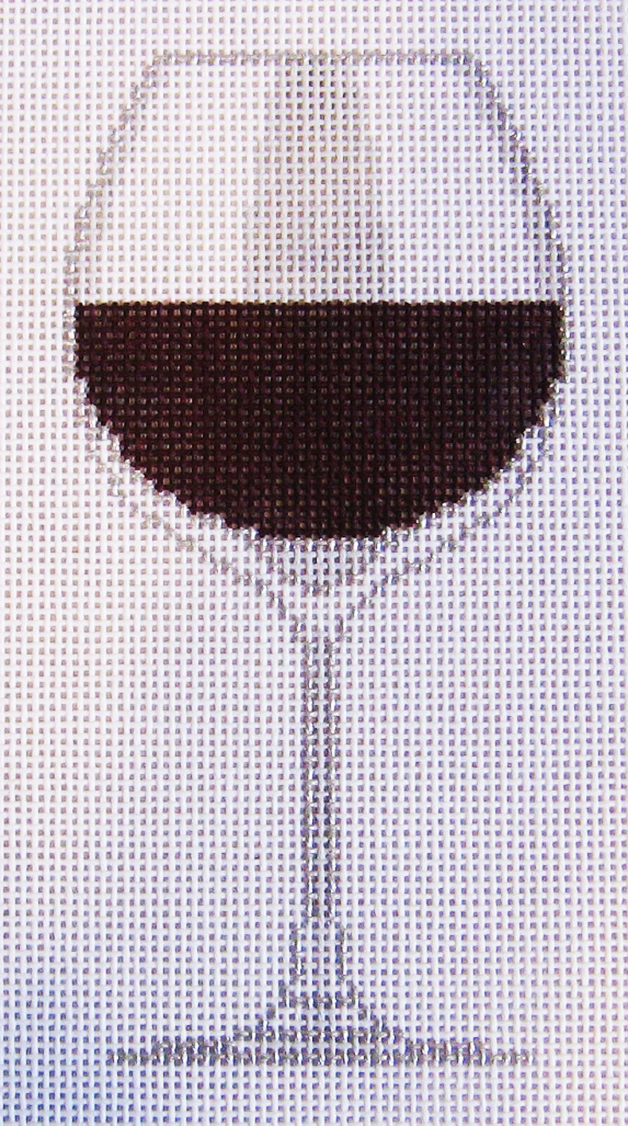 Martini with Olives Drink Glass handpainted Needlepoint Canvas Needle  Crossings