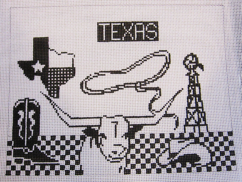 Needlepoint Texas Canvas