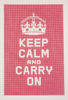 Needlepoint Keep Calm and Carry On Canvas